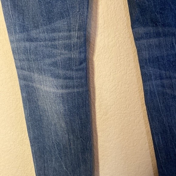 Vigoss jeans Chelsea women y2k 90s skinny crop 26/25 long distressed raw - Picture 16 of 16